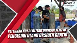 Peternak Koi di Blitar Dirikan Tempat Pengisian Ulang Oksigen Gratis