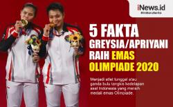 Infografis 5 Fakta Greysia/Apriyani Raih Emas Olimpiade Tokyo 2020