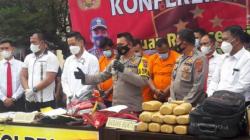 Polres Langkat Gagalkan Penyelundupan Ganja 20 Kg dari Aceh