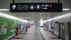 Sepinya Stasiun MRT Bundaran HI Imbas PPKM