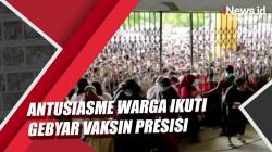 Video Antusiasme Warga Mengikuti Gebyar Vaksin Presisi di Medan