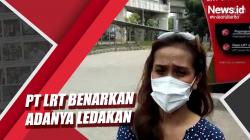 Video PT LRT Benarkan Ada Ledakan di Lantai 4 Kantor Pegangsaan Dua