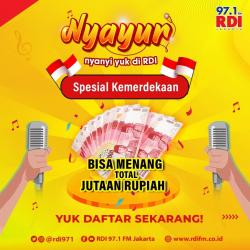 RDI Bikin Karaokean NYAYUR Berhadiah Jutaan Rupiah, Daftar Segera di Sini!
