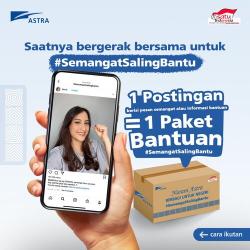 Rayakan HUT ke-76 Kemerdekaan RI, Astra Ajak Masyarakat Gelorakan Gerakan #SemangatSalingBantu