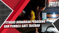 Video Satpol PP Bubarkan Pedagang dan Pembeli Sate Taichan di Senayan