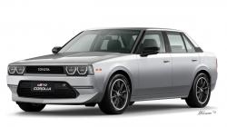 Toyota Lahirkan Kembali Mobil Legendaris Corolla DX, Desain Kotak Bergaya Retro 