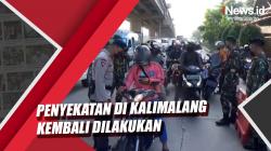 Video Penyekatan Kendaraan di Kalimalang Kembali Diberlakukan