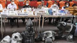 Penampakan Patung dari Afrika Selatan Berisi 16 Kg Sabu Disita Polda Metro Jaya<
