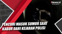 Video Viral Pencuri Masuk Sumur saat Kabur dari Kejaran Polisi