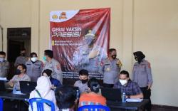 Polresta Banjarmasin Kembali Buka Gerai Vaksinasi Presisi