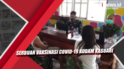 Video Serbuan Vaksinasi Covid-19 Kodam Kasuari