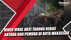 Video Viral Aksi Tarung Bebas Antara Dua Pemuda di Kota Makassar  
