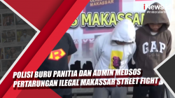 Video Polisi Buru Panitia dan Admin Medsos Pertarungan Ilegal Makassar Street Fight