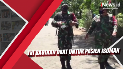 Video TNI Bagikan Obat untuk Pasien Isoman