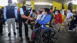 Ridwan Kamil Tinjau Vaksinasi Covid-19 untuk Atlet Disabilitas<