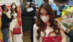 Gaya Mewah Lucinta Luna Suntik Vaksin Dosis Ke-2, Netizen: Kayak Mau Kontes Kecantikan