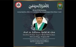 Berita Duka, Guru Besar Fakultas Kedokteran Unair Prof Suhatno Meninggal Dunia