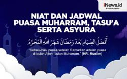Infografis Jadwal dan Niat Puasa Muharram, Tasu'a dan Asyura