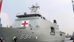 Lanal Babel Kerahkan KRI Semarang Pasok Oksigen untuk Belitung