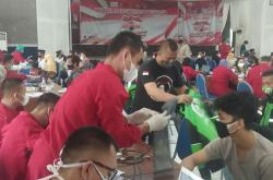 Ratusan Ojek Online di Salatiga Ikuti Vaksin Merdeka Candi, Ini Harapan Mereka