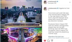 Unggah Foto Stasiun Integrasi CSW, Anies: Warga Jakarta Pasti Sudah Tidak Sabar