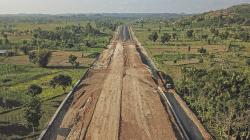 Penampakan Jalan Bypass Bandara Lombok Menuju Kawasan Wisata Mandalika