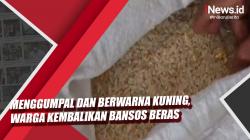 Video Menggumpal dan Berwarna Kuning, Warga Rusun Angke Tambora Kembalikan Bansos Beras 