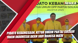 Video Pidato Kebangsaan, Ketua Umum Partai Golkar Yakin Indonesia Akan Jadi Bangsa Maju