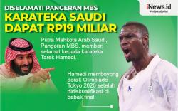 Infografis Karateka Saudi Dihadiahi Rp19 Miliar Rebut Medali Perak Olimpiade
