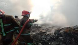 Kasus Kebakaran Tingggi di Sukabumi, Giliran Pabrik Keripik Ludes Terbakar<