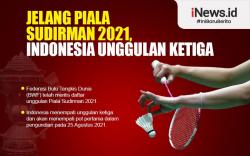 Infografis Indonesia Unggulan Ketiga di Piala Sudirman 2021