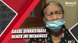 Video Nenek di Depok Menangis Gagal Divaksinasi Covid-19