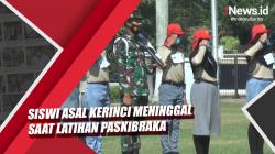 Video Siswi asal Kerinci Jambi Meninggal saat Latihan Paskibraka