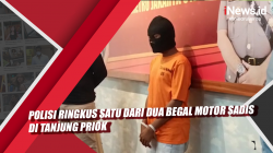 Video Polisi Ringkus Satu dari Dua Begal Motor Sadis di Tanjung Priok