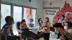Hari Pramuka ke-60, Kwarcab Lumajang Gelar Vaksinasi Covid-19 dan Donor Plasma 