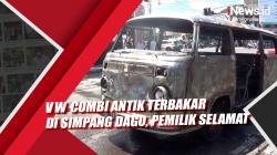 VW Combi Antik Terbakar di Simpang Dago, Pemilik Selamat