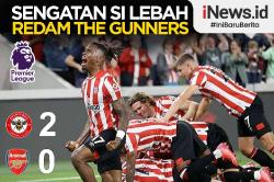 Infografis Arsenal Kalah 0-2 atas Brentford di Laga Perdana Liga Inggris 2021/2022