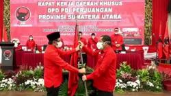 Djarot Kembali ke DPP, Eks Bupati Samosir Rapidin Simbolon Jadi Ketua PDIP Sumut