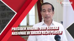 Presiden Jokowi: BOR Secara Nasional di Angka 48,14 Persen