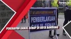 Video Penerapan Ganjil Genap di Kota Bandung
