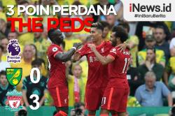 Infografis Liverpool Kalahkan Norwich di Laga Perdana Liga Inggris 2021/2022
