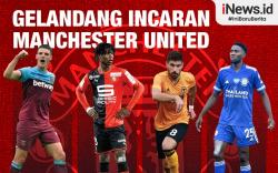 Infografis Gelandang Incaran Manchester United 