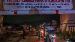 Pemberlakuan Jam Malam di Sigi Tekan Penyebaran Covid-19