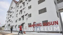 Foto-Foto Kampung Susun Akuarium Siap Dihuni