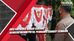 Video Aksi Kapolres Bungo Borong Bendera Merah Putih, Pedagang Sambut Gembira