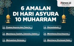 Infografis 6 Amalan Hari Asyura 10 Muharram