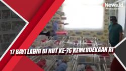 Video 17 Bayi Lahir di HUT Ke-76 Kemerdekaan RI