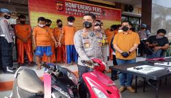 Diintai Cukup Lama, Lima Komplotan Pencuri Ban Serep Ditangkap di Karawang