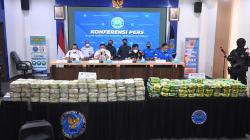 Penampakan 324,3 Kg Sabu Jaringan Narkoba Internasional