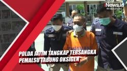 Video Polda Jatim Tangkap Tersangka Pemalsu Tabung Oksigen